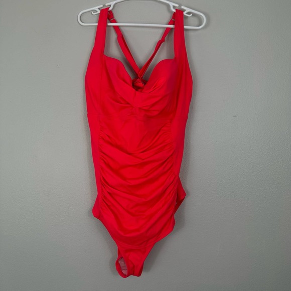 torrid Other - Torrid Pink Pinup One Piece Swimsuit 3X